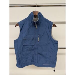 Vintage Old‎ Navy Fleece Lined Vest Blue Size Small
